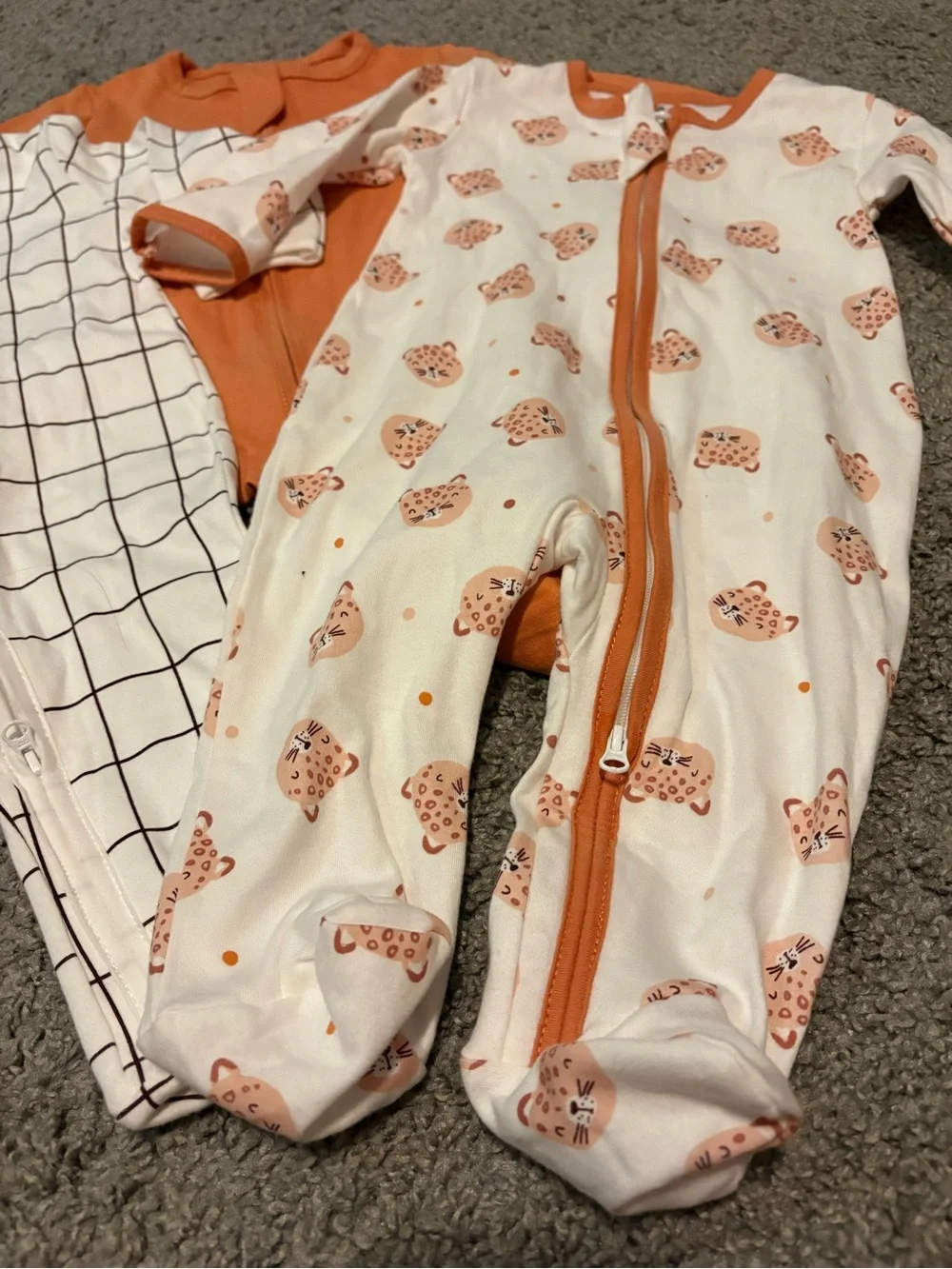 Set of 3 Miracle Baby Footie Pajamas